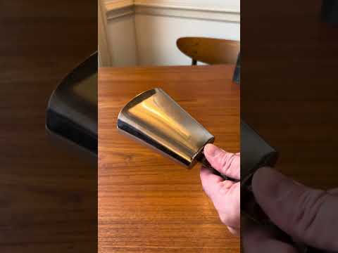 Vintage Japanese 4" Steel Cowbell MIJ Unmarked - See Video! image 7
