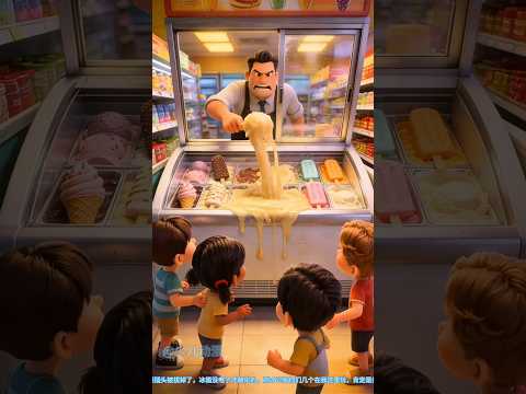 es krim meleleh semua! #shorts #animasi #kartun