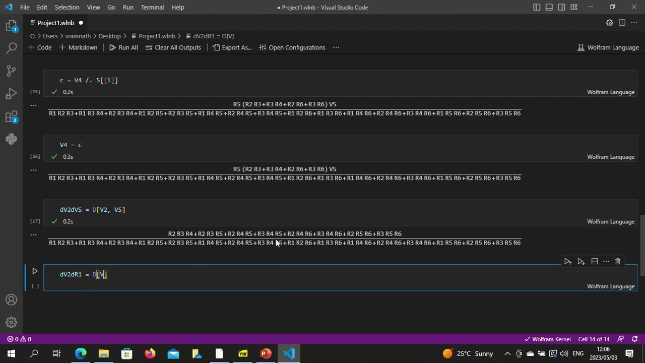 Utilizing Wolfram Language in Microsoft Visual Studio for Validation of Calculations