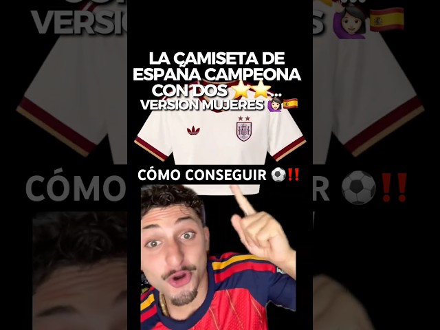 Vídeo relacionado con Camiseta España Mundial 2026 Mujer Personalizable Crop Top