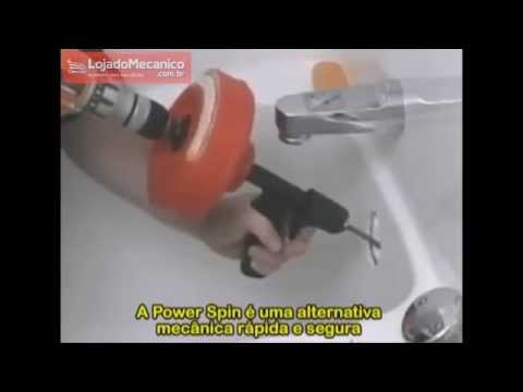 Desentupidor Manual Power Spin 6.3 x 7.6 mm - Vídeo