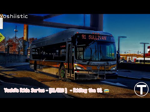 The Quickest Transfer! | Yoshi's Ride Series {S1-E23} - Riding the 91 🚌 - {MBTA}