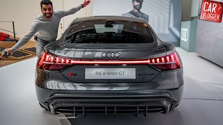SNEAK PREVIEW the NEW Audi RS e-tron GT 2021 | Interior Exterior DETAILS