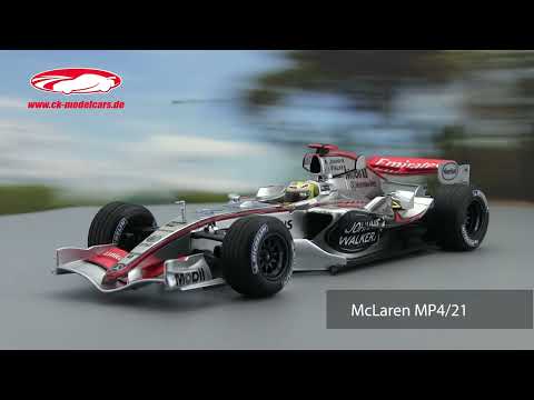 Minichamps 1:18 Lewis Hamilton McLaren MP4/21 式 1 Test Jerez 2006