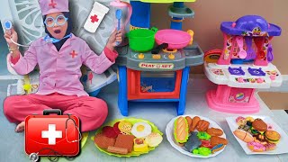 Download lagu Main Masak Masakan 💞 Dokter Dokteran Ambulance Drama Pasien Lucu Sakit Perut 💞 Mainan Anak Perempuan mp3