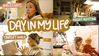 DAY IN MY LIFE AS A STAY AT HOME MOM...target haul, sourdough and night routine