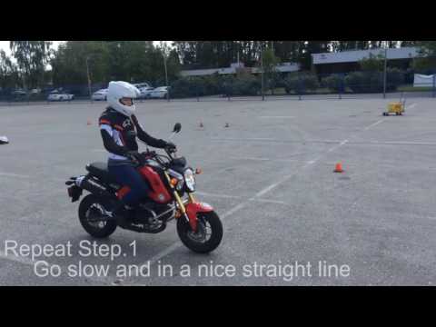 Motorcycle Skills Assessment Test