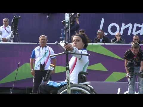 Archery - Nemati (IRI) v Floreno (ITA) - Women's Individual Recurve W1/W2 Semifinal 1 - London 2012