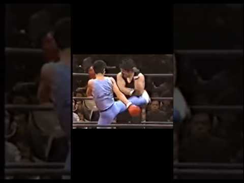 キックの精度とスピードは健在 佐山聡全日本マットでのシューティング演武