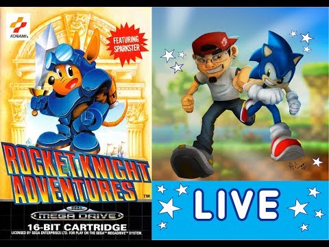 Kamui Plays Live - Rocket Knight Adventures - Mega Drive / Genesis - PT BR - ENGLISH