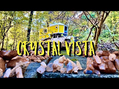 Digging for Blue Phantom Crystals- Crystal Vista Arkansas