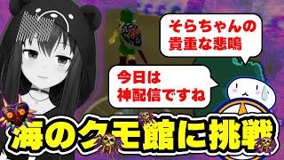 クモ館に挑戦しガチ悲鳴をあげるそらちゃん　#ときのそら #ホロライブ