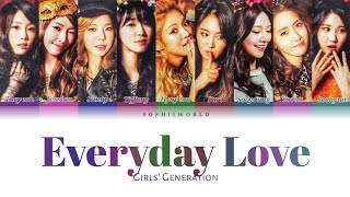 Girls’ Generation (少女時代) – Everyday Love (Color Coded Lyrics KAN/ROM/ENG)