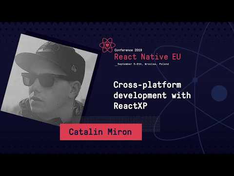 Image thumbnail for talk Cross-Platform Development With ReactXP