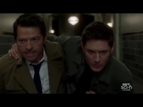 Supernatural - Death Hunts Down Cass & Dean At the Bunker 15x18