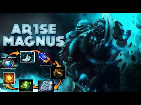 Ar1se Magnus Big Plays 75 Min Game Super Hard Dota 2 Highlights!