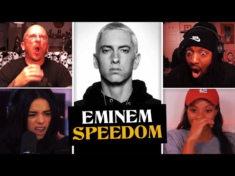 FASTEST Eminem Verse EVER RECORDED!🔥 Tech N9ne feat Eminem - Speedom | EPIC Reaction Mashup
