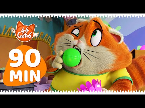 44 Gatos | Latinoamérica | 90 MINUTOS de momentos más divertidos de los Buffycats!