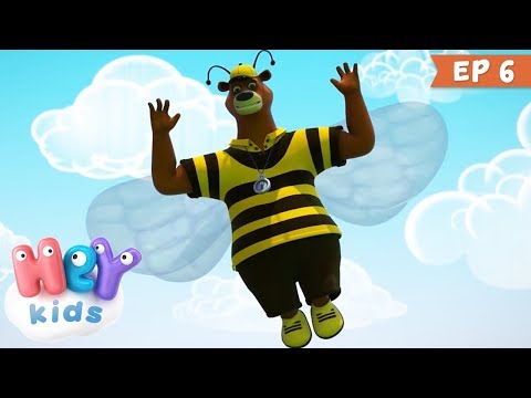 10 Prieteni 🐰 Albina - Desene animate cu animalute | HeyKids