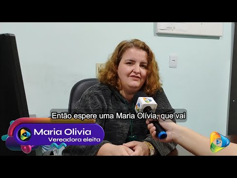 Confira a primeira conversa com a Vereadora Maria Olivia eleita de Arapoti