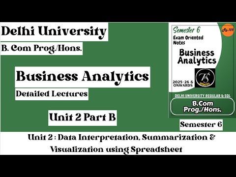 One Shot Revision l Unit 5 Predictive Textual Analysis l Business Analytics l Semester 6 l DU l