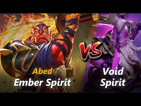 Abed mid Ember Spirit vs Void Spirit | First 10 minutes