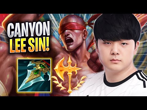 CANYON PERFECT GAME WITH LEE SIN! - DK Canyon Plays Lee Sin JUNGLE vs Graves! | Season 2023