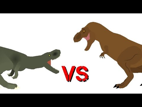 T rex (arbs) vs rexy (jp jw) (stick nodes)
