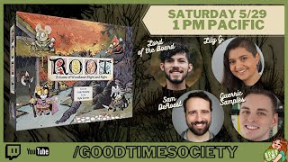 Root Board Game Play Through| Lord of the Board, Lily G, Sam DeRoest, and Guerric Samples