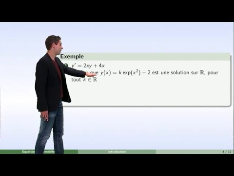 Équations différentielles - partie 1 : définition