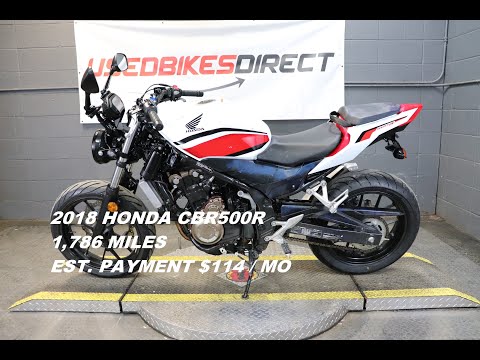 2018 Honda CBR500R Base at Friendly Powersports Baton Rouge