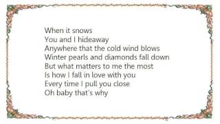 Jim Brickman - When It Snows Lyrics