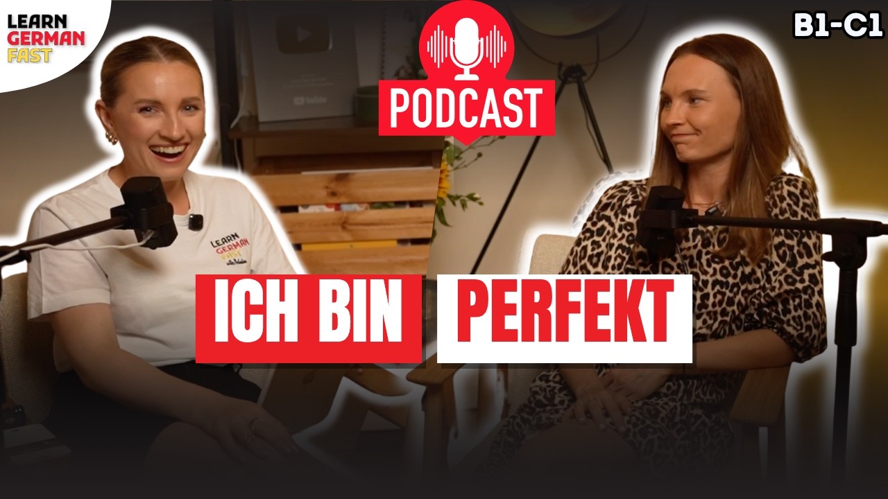 Karriere & Familie in Deutschland 🇩🇪 (B2 / C1 Wortschatz) - Learn German Fast Podcast - YouTube video featuring the word lernen