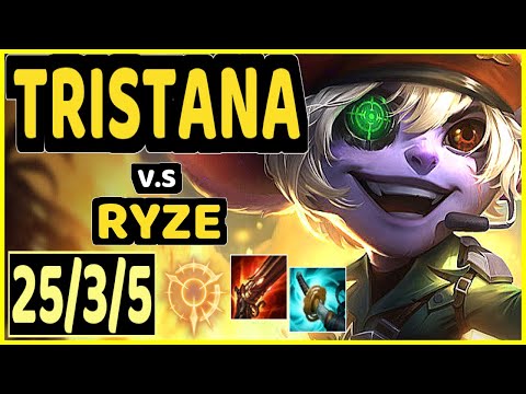 NOMANZ (TRISTANA) vs RYZE - 25/3/5 KDA MID CHALLENGER GAMEPLAY - EUW