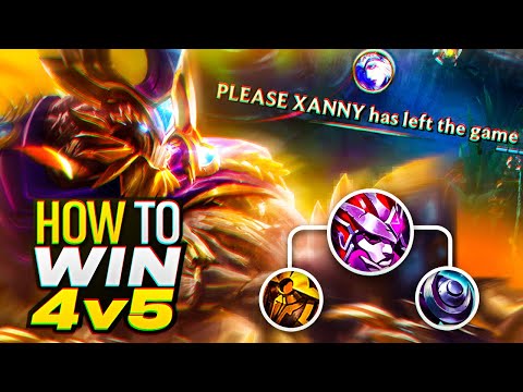 HOW to WIN 4v5 with Maokai! 😱