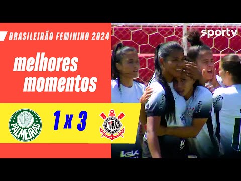 Gols e lances de Palmeiras x Corinthians