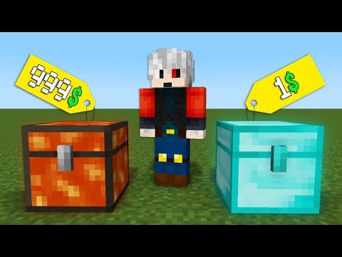 1$ SANDIK VS 999$ SANDIK - Minecraft
