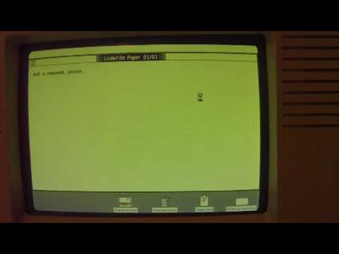 APPLE LISA 2/5 - working with Lisa