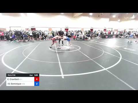 71 Kg Rnd Of 64 - Christopher Crawford, KD Training Center Vs Brodie Dominique, Ohio 0953