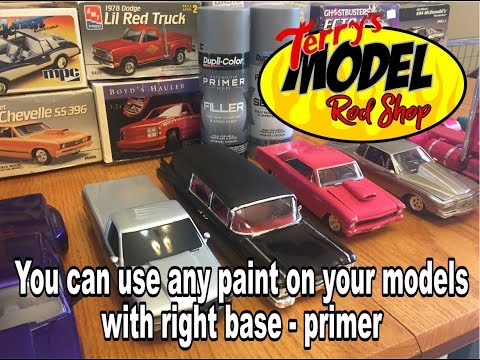 You can paint models with any paint with right base primer
