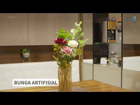 Gambar Informa Bunga Artifisial Single Rose 5x9x65 cm - Krem