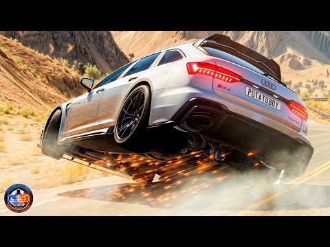 Best Satisfying Rollover Crashes #12 - BeamNG drive CRAZY DRIVERS