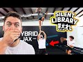 TRY NOT TO LAUGH STUNTING CHALLENGE Silent Library Edition