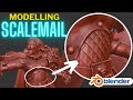 Modelling Scalemail In Blender Using Sculpt Mode