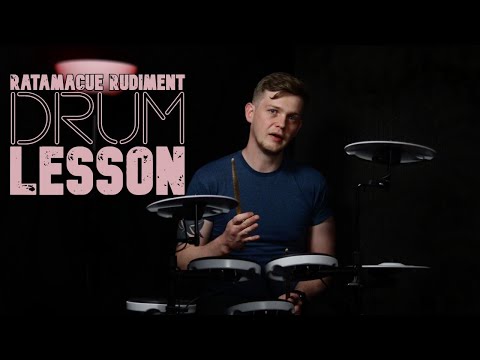 Learn to play this ratamacue rudiment exercise on your drums in this lesson