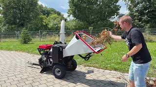 Benzínový štěpkovač LUMAG RAMBO HC15HV2 – předváděcí, 150 mm
