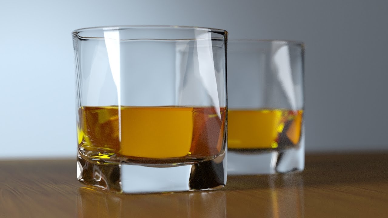 3Ds max tutorial   Creating a glass of whiskey tutorial