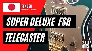 Video thumbnail for Fender MIJ Super Deluxe FSR Thinline Telecaster 2020 Sherwood Green by 2tu Guitars