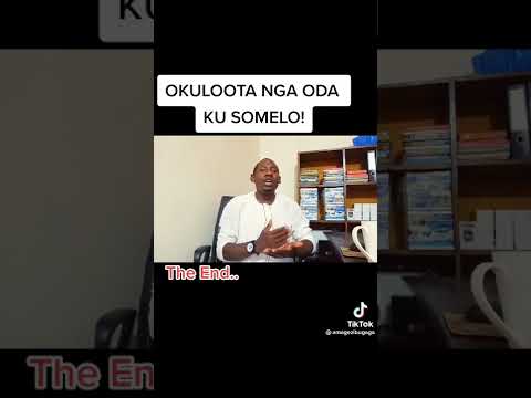 okuloota nga oda kusomelo