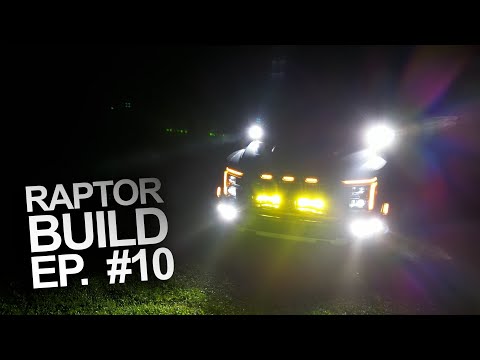 Mounting Baja Designs OnX6+ Behind the Grille + S2 Reverse Lights // 2024 Raptor Build Ep.10